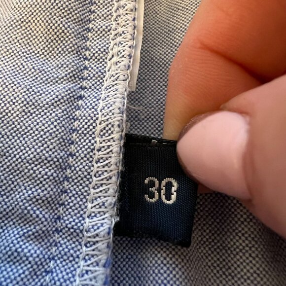 Polo By Ralph Lauren Shorts Mens Bermuda Slash Pockets Light Blue Size 30‎ - Picture 4 of 9